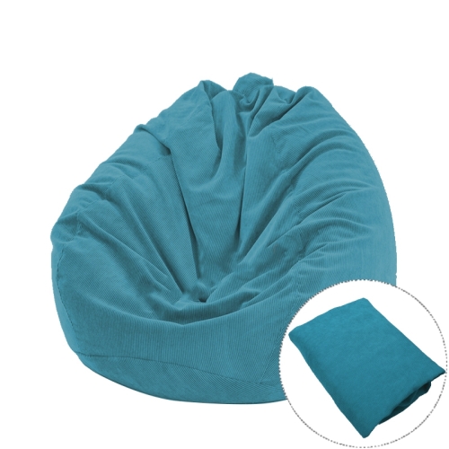 

Corduroy Lazy Bean Bag Chair Sofa Cover, Size:70x80cm(Sky Blue)