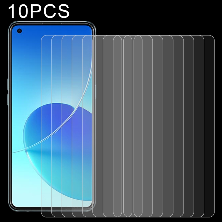 

For OPPO Reno6 4G / Reno6 Z 10 PCS 0.26mm 9H 2.5D Tempered Glass Film