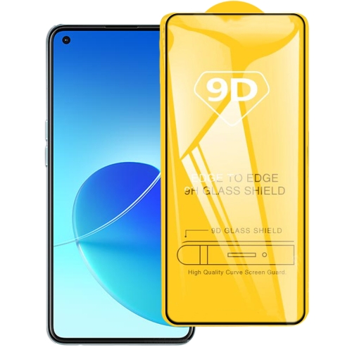 

For OPPO Reno6 4G / Reno6 Z 9D Full Glue Full Screen Tempered Glass Film