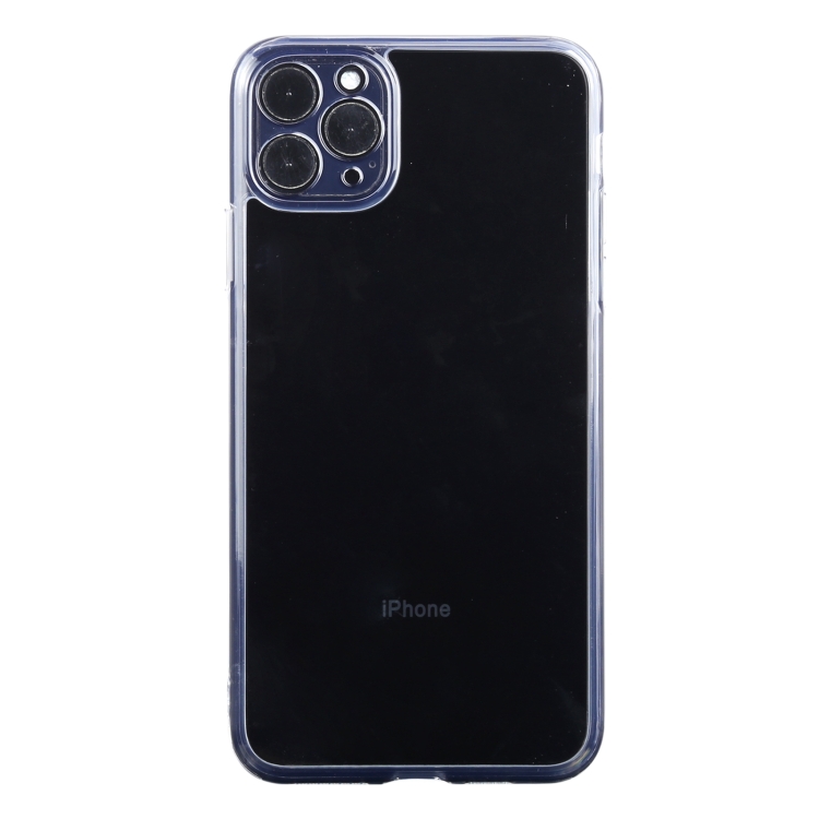 

Transparent Stepless Fine Hole Glass Protective Case For iPhone 11 Pro