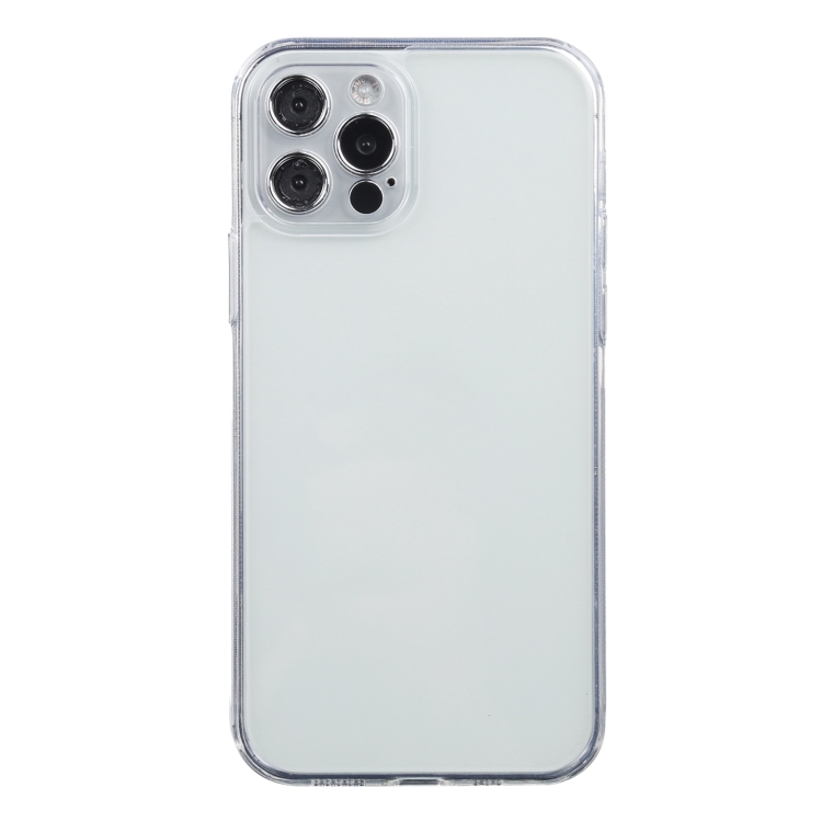 

Transparent Stepless Fine Hole Glass Protective Case For iPhone 12 Pro Max