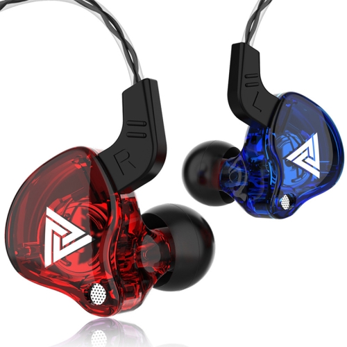 

QKZ AK6 3.5mm In-Ear Wired Subwoofer Sports Earphone, Cable Length: About 1.2m(Blue and Red)