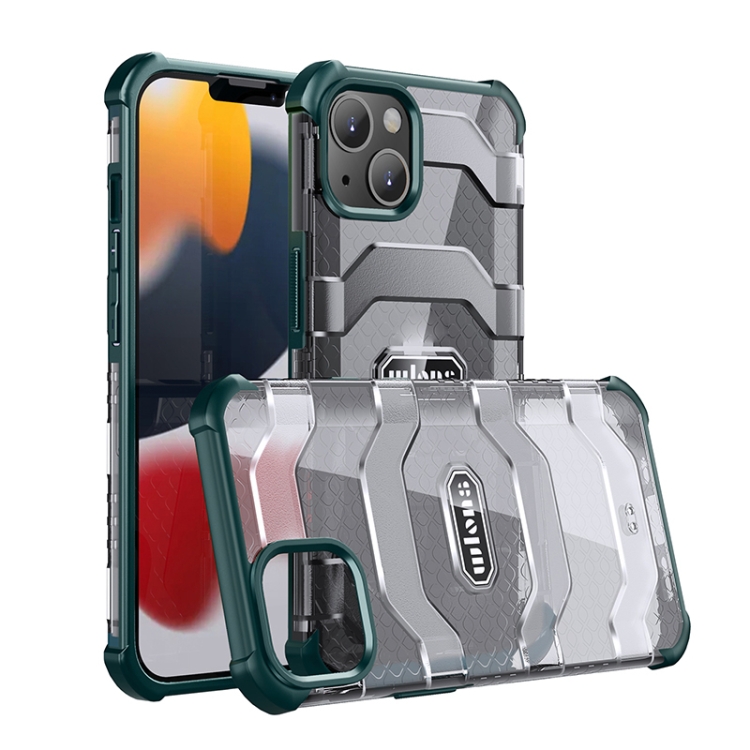 

wlons Explorer Series PC+TPU Protective Case For iPhone 13(Dark Green)