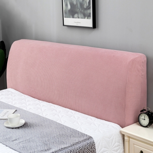 

Polar Fleece Elastic Full Covered Headboard Dust Cover, Size:180cm(Pink)