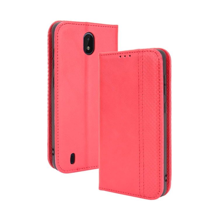 For Nokia C01 Plus Magnetic Buckle Retro Crazy Horse Texture Horizontal Flip Leather Case with Holder & Card Slots & Photo Frame(Red)
For Nokia C01 Plus Magnetic Buckle Retro Crazy Horse Texture Horizontal Flip Leather Case with Holder & Card Slots & Photo Frame(Red)
