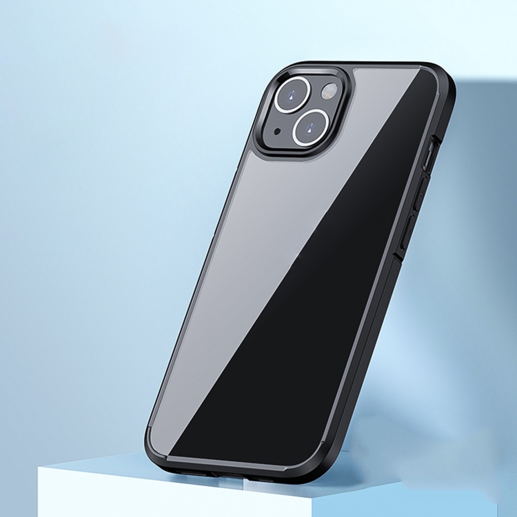 

wlons Ice Crystal PC + TPU Shockproof Case For iPhone 13(Black)
