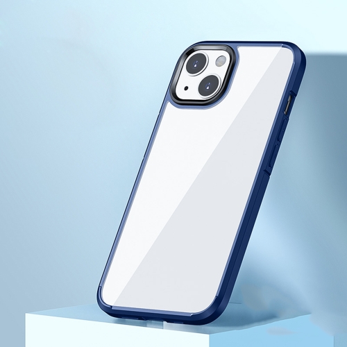 

wlons Ice Crystal PC + TPU Shockproof Case For iPhone 13(Blue)