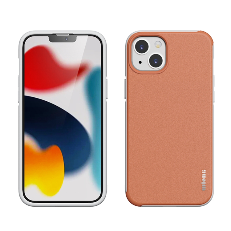 

wlons PC + TPU Shockproof Protective Case For iPhone 13(Orange)
