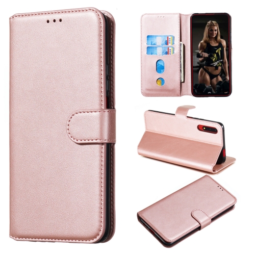 

For Huawei Honor 9X / Honor 9X Pro Classic Calf Texture Horizontal Flip PU Leather Case, with Holder & Card Slots & Wallet(Rose Gold)