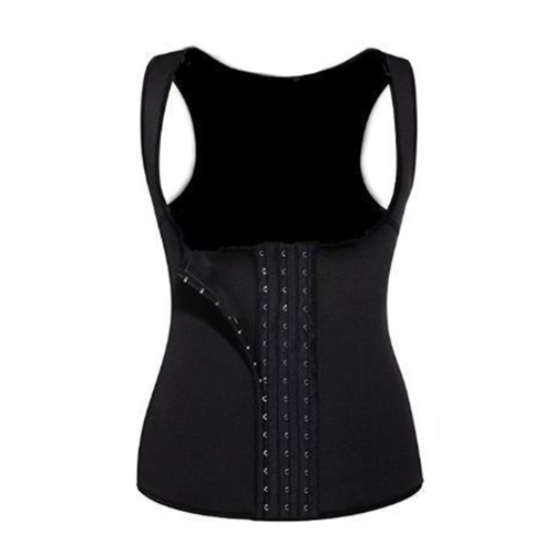 

U-neck Breasted Body Shapers Vest Weight Loss Waist Shaper Corset, Size:XXXL(Black)