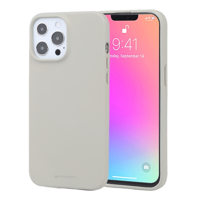 GOOSPERY SOFT FEELING Liquid TPU Shockproof Soft Case For iPhone 13 Pro Max(Stone Grey)
GOOSPERY SOFT FEELING Liquid TPU Shockproof Soft Case For iPhone 13 Pro Max(Stone Grey)