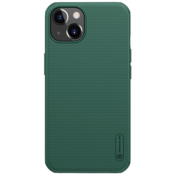 

NILLKIN Super Frosted Shield Pro PC + TPU Protective Case For iPhone 13(Dark Green)