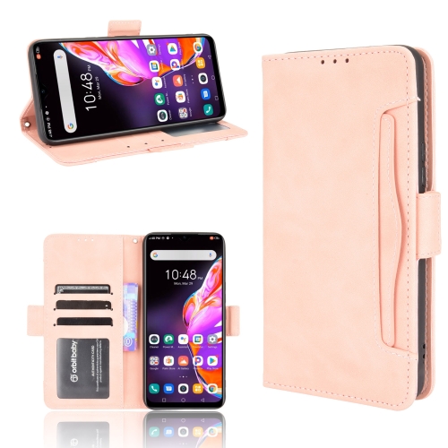 

For Infinix Hot 10s/10s NFC/10T Skin Feel Calf Pattern Horizontal Flip Leather Case with Holder & Card Slots & Photo Frame(Pink)