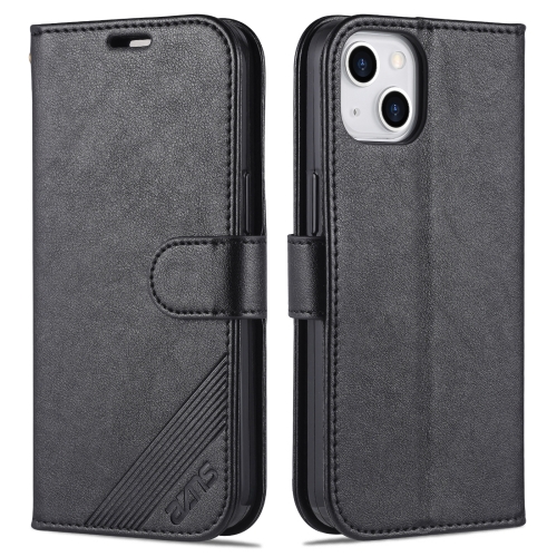 

AZNS Sheepskin Texture Horizontal Flip Leather Case with Holder & Card Slots & Wallet For iPhone 13 mini(Black)