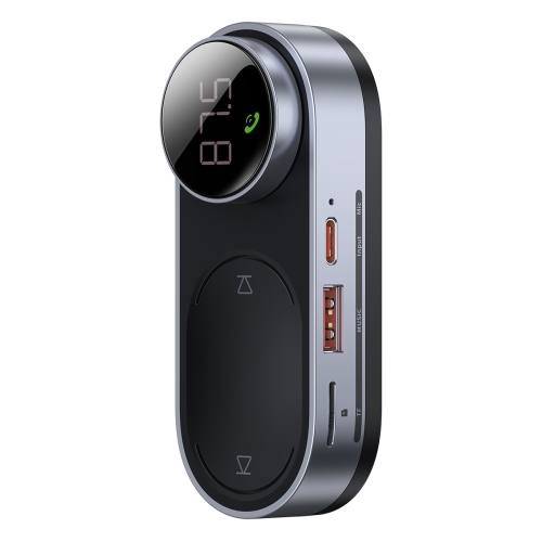 

Baseus CDMP000001 Magnetic Solar Car Wireless Bluetooth MP3 Player(Black)