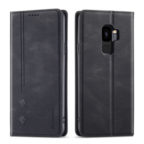 

For Samsung Galaxy S9+ Forwenw F2 Series Magnetic Horizontal Flip Leather Case with Holder & Card Slots & Wallet(Black)