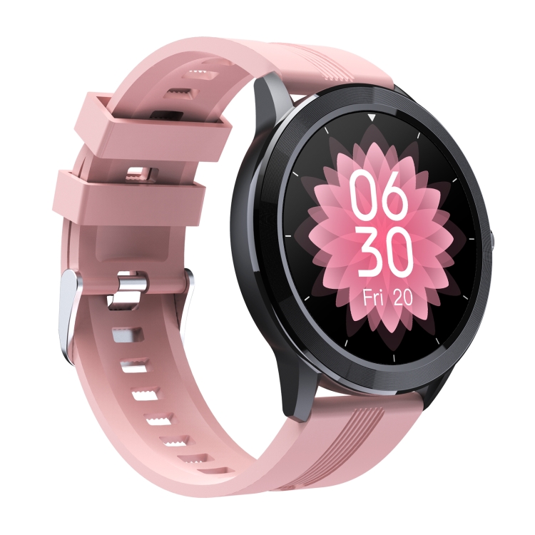 

QS29 1.28 inch IPS Screen Bluetooth 5.0 IP67 Waterproof Smart Bracket, Support Sleep Monitoring/Heart Rate Monitoring/Body Temperature Monitoring(Pink)