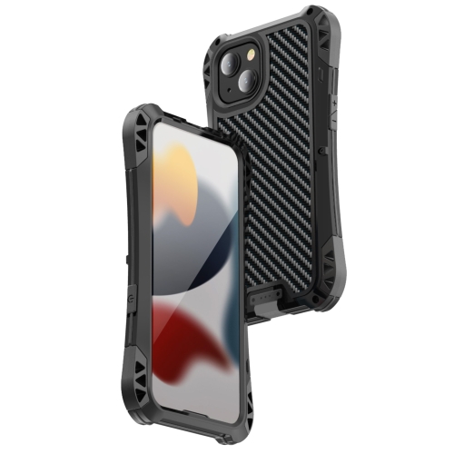 

R-JUST AMIRA Shockproof Dustproof Waterproof Metal Protective Case For iPhone 13 Pro Max(Black)