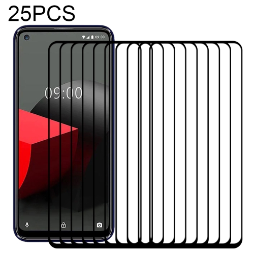 

For LG W41 Pro 25 PCS Full Glue Full Screen Tempered Glass Film