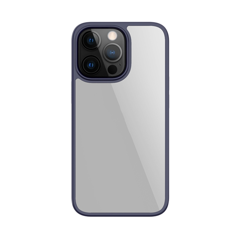 

Mutural Jiantou Series Electroplating PC + Frosted TPU Shockproof Protective Case For iPhone 13 Pro(Blue)