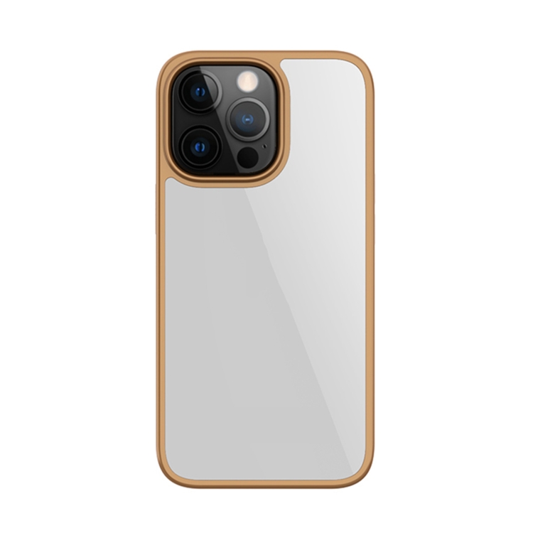 

Mutural Jiantou Series Electroplating PC + Frosted TPU Shockproof Protective Case For iPhone 13 Pro Max(Gold)