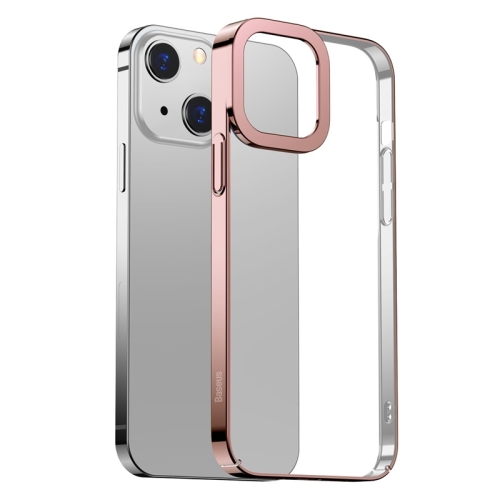 

Baseus Glitter Plating PC Shockproof Protective Case For iPhone 13 mini(Pink)