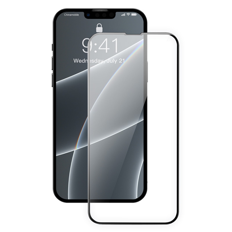 

Baseus CY-YMS 2 PCS 0.3mm Full-screen and Full-glass Super Porcelain Crystal Tempered Glass Film For iPhone 13 / 13 Pro