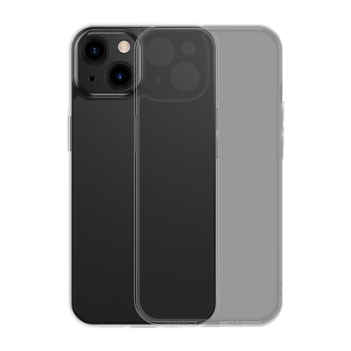 

Baseus Frosted Glass + TPU Shockproof Protective Case For iPhone 13 mini(Transparent Black)