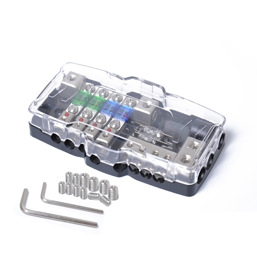 

A0529 Multi-functional LED Car Audio Stereo Mini ANL Fuse Box with Wrench