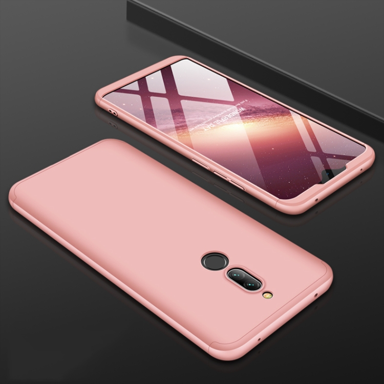 

For Xiaomi Redmi 8 GKK Three Stage Splicing Full Coverage PC Protective Case(Rose Gold)