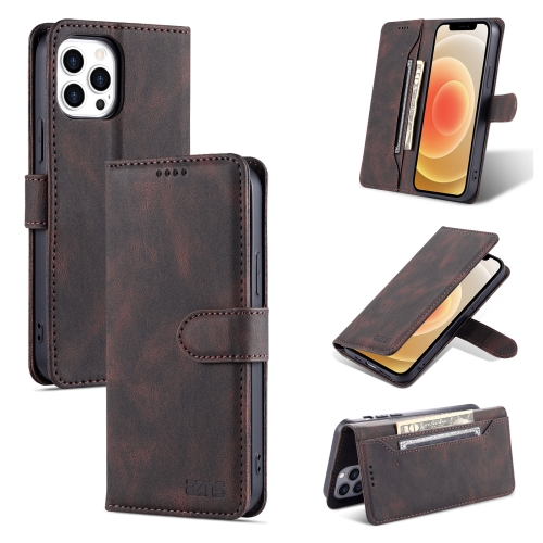 

AZNS Dream Second Generation Skin Feel PU+TPU Horizontal Flip Leather Case with Holder & Card Slots & Wallet For iPhone 13 mini(Coffee)