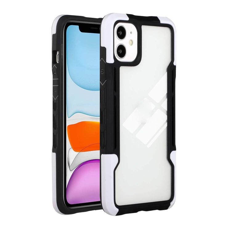 

TPU + PC + Acrylic 3 in 1 Shockproof Protective Case For iPhone 13 mini(White)