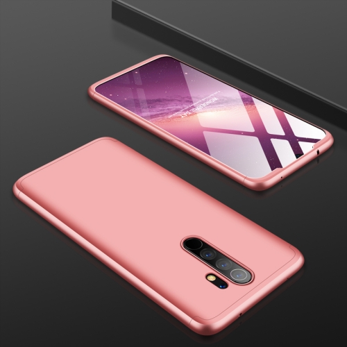 

For Xiaomi Redmi Note 8 Pro GKK Three Stage Splicing Full Coverage PC Protective Case(Rose Gold)