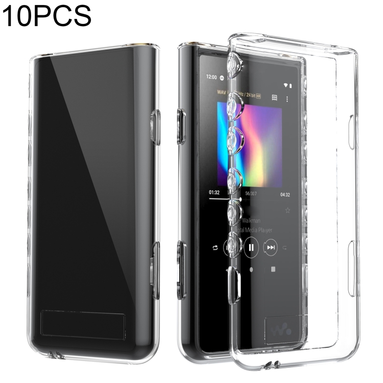 

For Sony NW-ZX500/ZX505/ZX507 10 PCS Music Player Transparent TPU Soft Shockproof Case