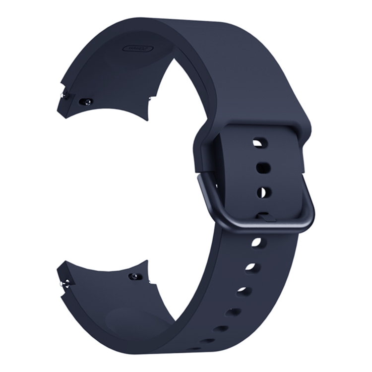 

For Samsung Galaxy Watch4 40mm Universal Silicone Colorful Buckle Replacement Strap Watchband(Midnight Blue)