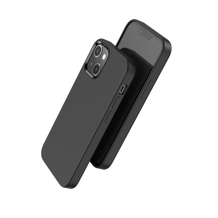 

hoco Pure series Silicone Protective Case For iPhone 13(Black)