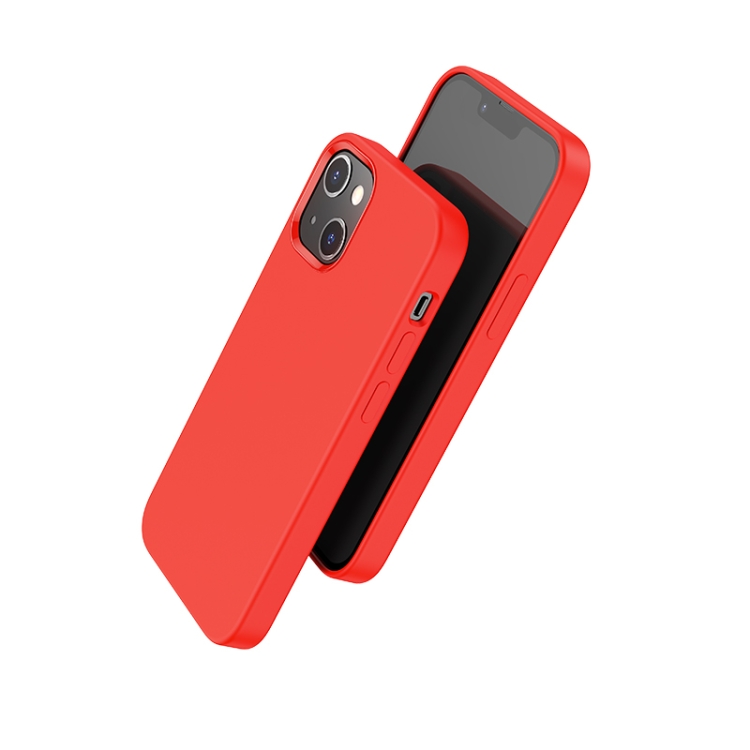 

hoco Pure series Silicone Protective Case For iPhone 13 Mini(Red)