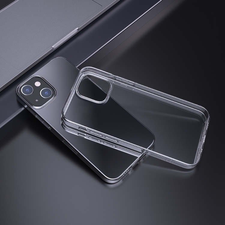 

hoco Light Series TPU Soft Phone Protective Case For iPhone 13 Mini(Transparent)