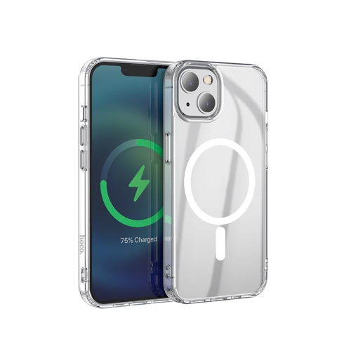 

hoco Magnetic Series Airbag Anti-fall Protective Case For iPhone 13 Mini(Transparent)