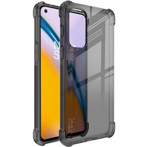 

For OnePlus Nord 2 5G IMAK All-inclusive Shockproof Airbag TPU Case with Screen Protector(Transparent Black)