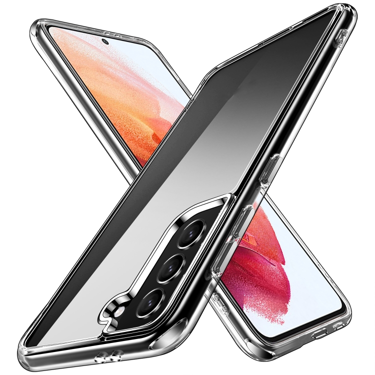 

For Samsung Galaxy S21 FE TPU + PC Transparent Shockproof Protective Case