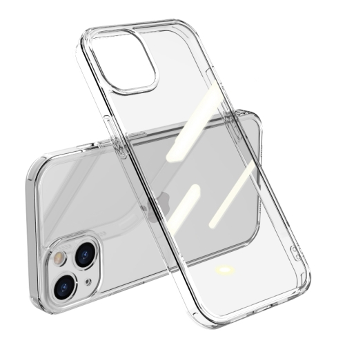 

Shockproof TPU + Single-sided Glass Protective Case For iPhone 13(Transparent)