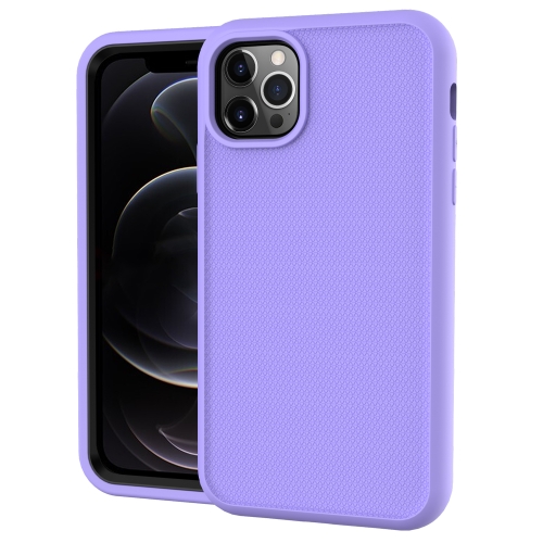 

Solid Color PC + Silicone Shockproof Skid-proof Dust-proof Case For iPhone 13 mini(Purple)