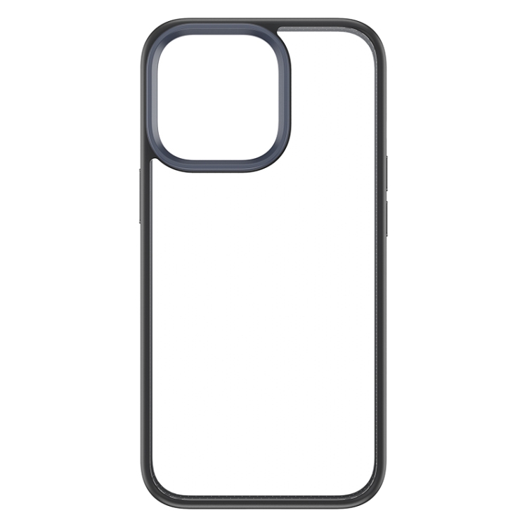 

ROCK PC + TPU Udun Transparent Protective Case For iPhone 13 mini(Black)