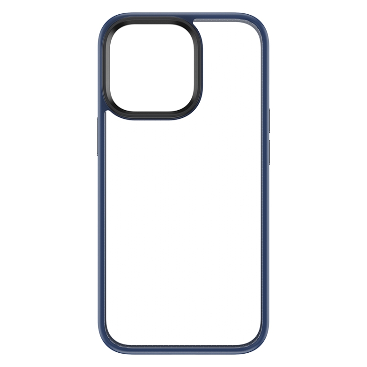 

ROCK PC + TPU Udun Transparent Protective Case For iPhone 13(Blue)