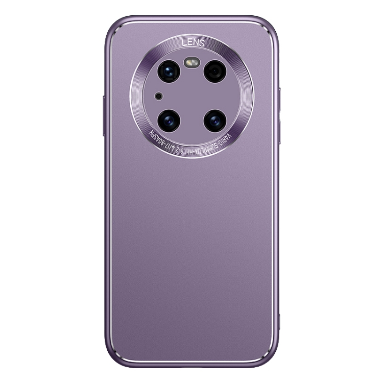 

For Huawei Mate 40 Pro Cool Frosted Metal TPU Shockproof Case(Purple)