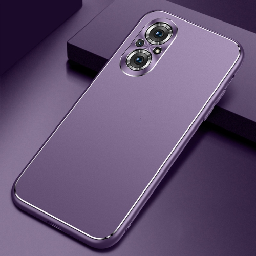 

For Honor 50 SE Cool Frosted Metal TPU Shockproof Case(Purple)