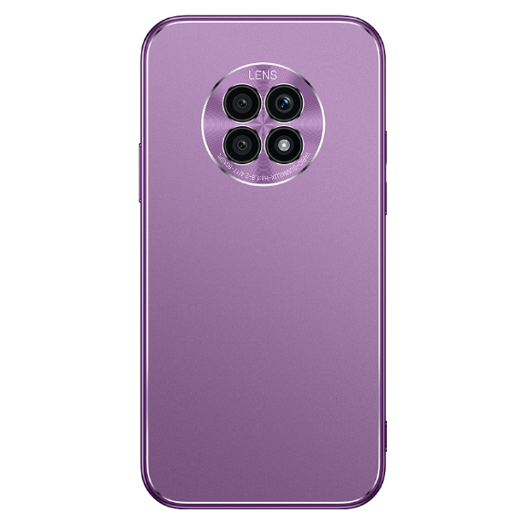 

For Honor X20 SE Cool Frosted Metal TPU Shockproof Case(Purple)