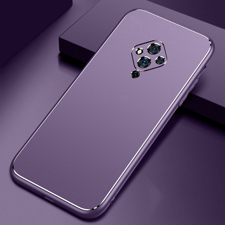 

For vivo S5 Cool Frosted Metal TPU Shockproof Case(Purple)
