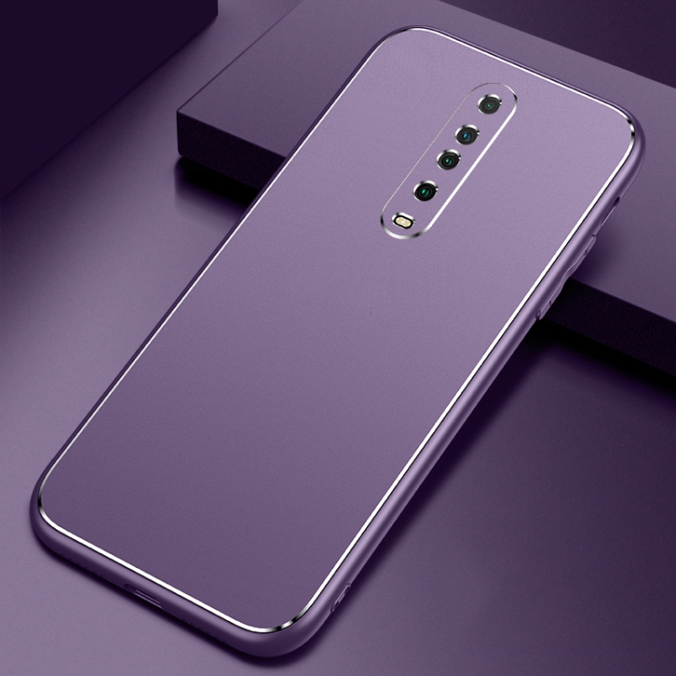 

For Xiaomi Redmi K30 Cool Frosted Metal TPU Shockproof Case(Purple)
